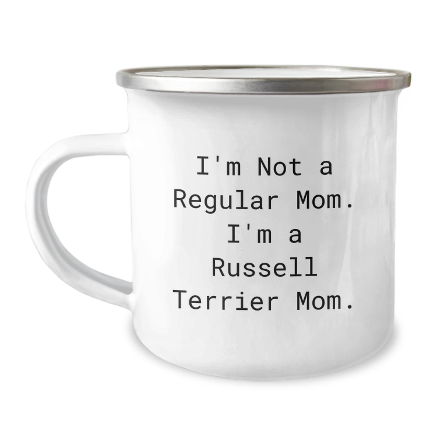 Russell Terrier Dog Gifts, Funny Quote Mom Mug, Camping Mugs for Russell Terrier Dog Lovers, Gifts from Women, Gifts for Russell Terrier Dog Moms on Birthday - Image 1