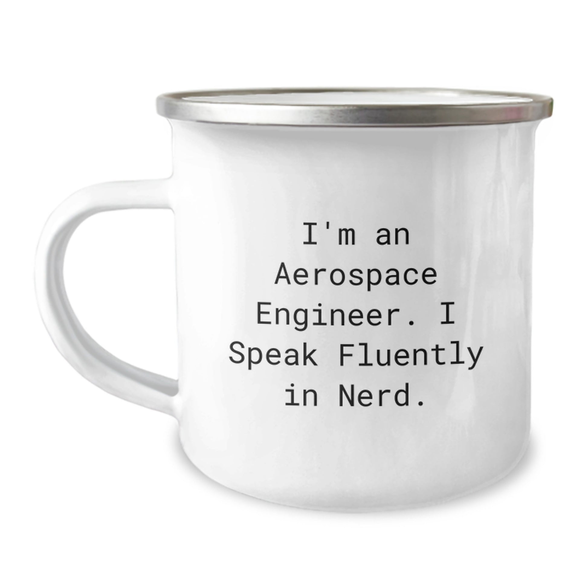 Aerospace Engineer Gifts Funny Quote Camping Mug for Graduation - Gifts from Friends to Aerospace Engineer - Image 1
