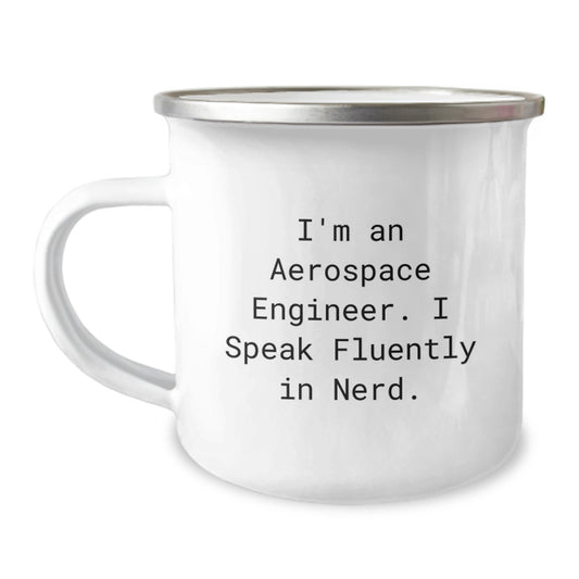 Aerospace Engineer Gifts Funny Quote Camping Mug for Graduation - Gifts from Friends to Aerospace Engineer - Image 1
