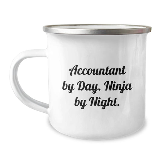 Funny Accountant Gifts for Men - Accountant By Day. Ninja By Night. Birthday Unique Gifts from Friends to Accountants - Image 1