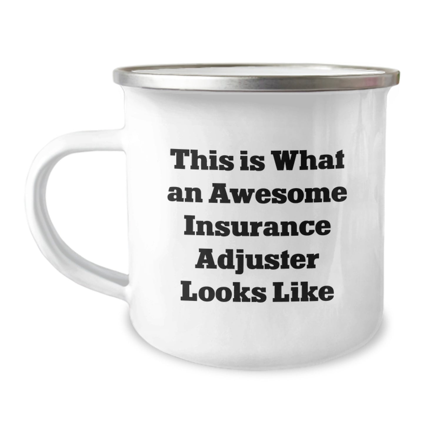 Funny Insurance Adjuster Gifts, Insurance Adjuster Camping Mug, Birthday Unique Gifts from Friends to Insurance Adjuster Men, 'This Is What An Awesome Insurance Adjuster Looks Like' - Image 1