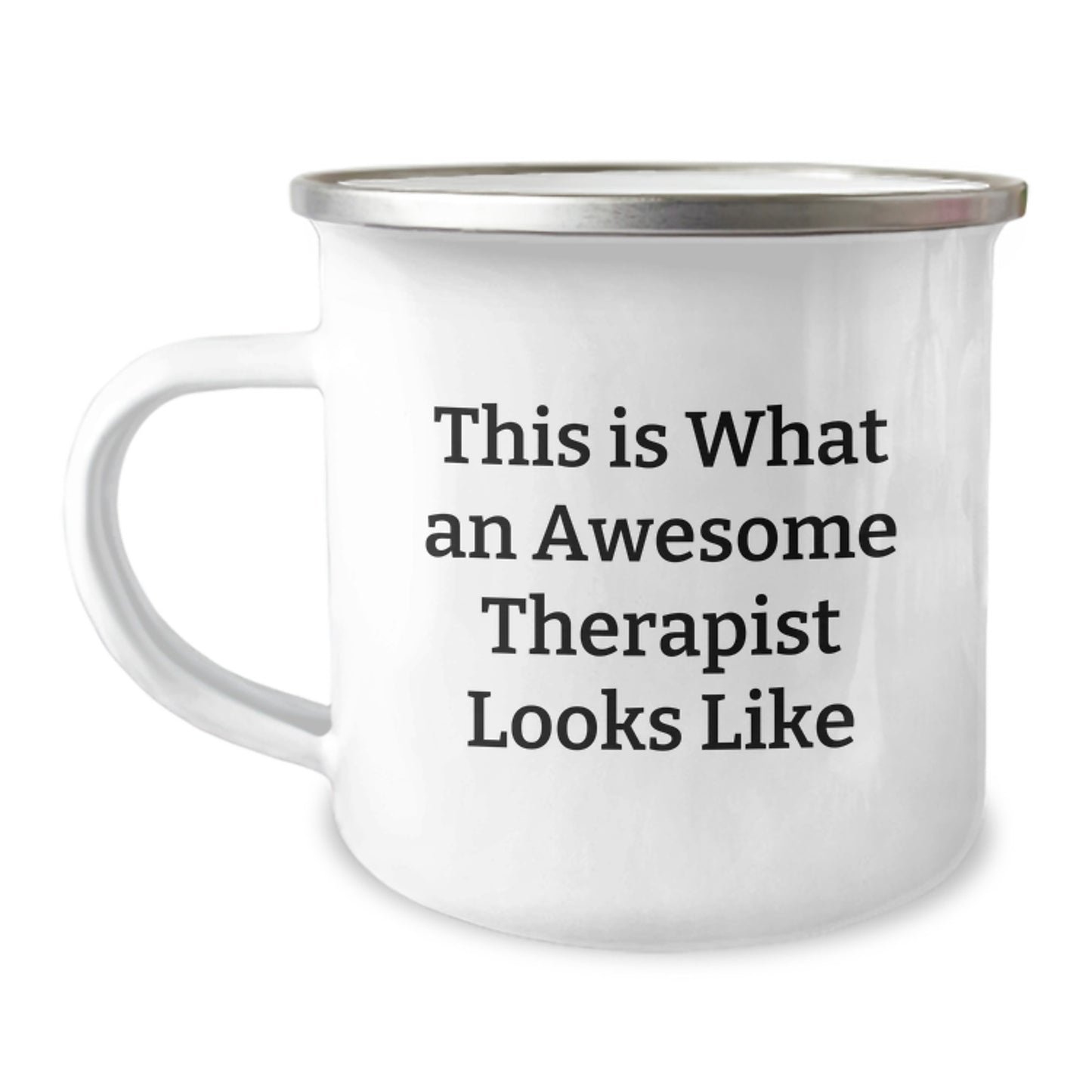 Funny Therapist Gifts from Men to Women or Friends, Camping Mug This Is What An Awesome Therapist Looks Like, Unique Christmas Unique Gifts for Therapist or Coworkers - Image 1