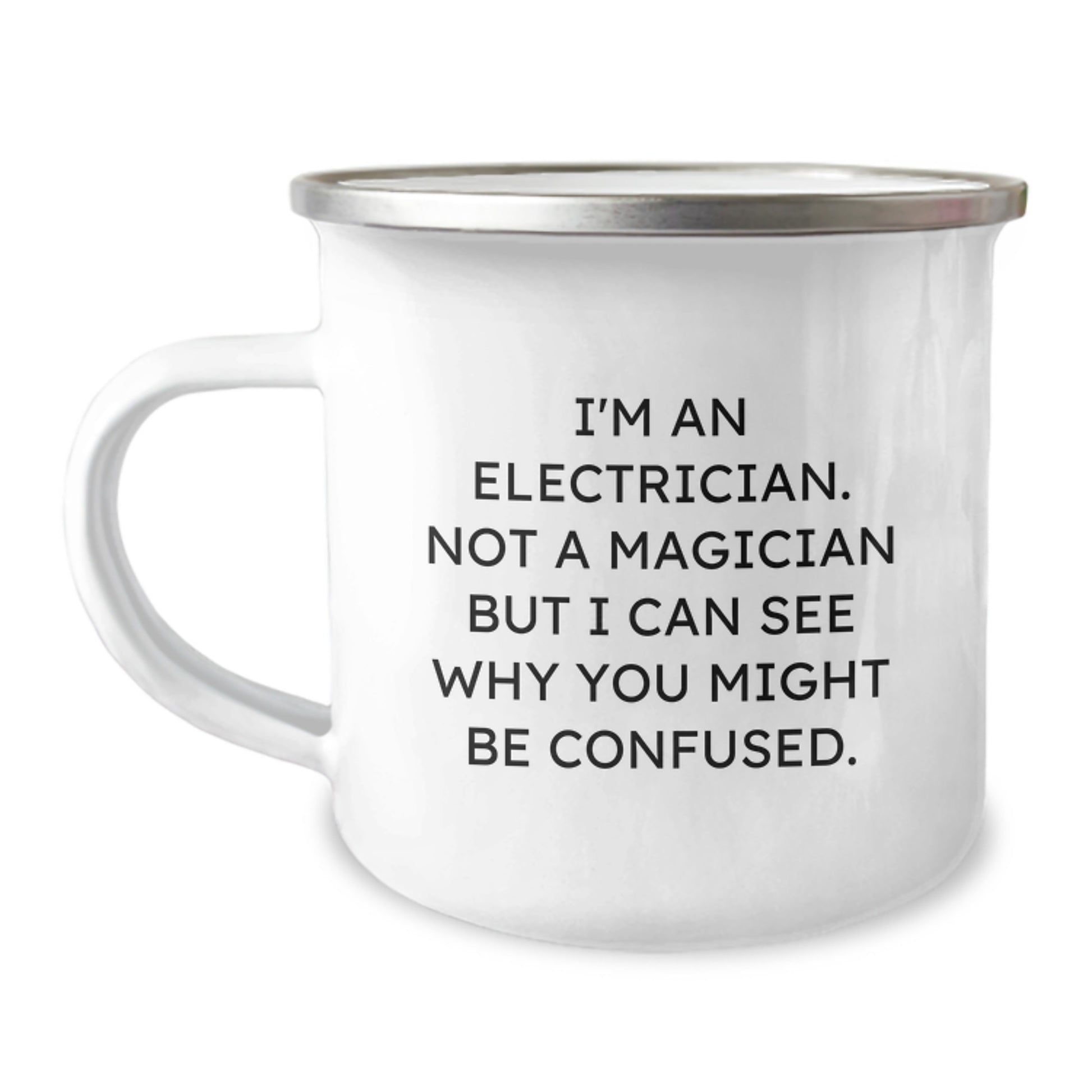 Electrician Gifts from Men Birthday Unique Funny Mugs for Electrician Friends, I'm An Electrician. Not A Magician - Image 1