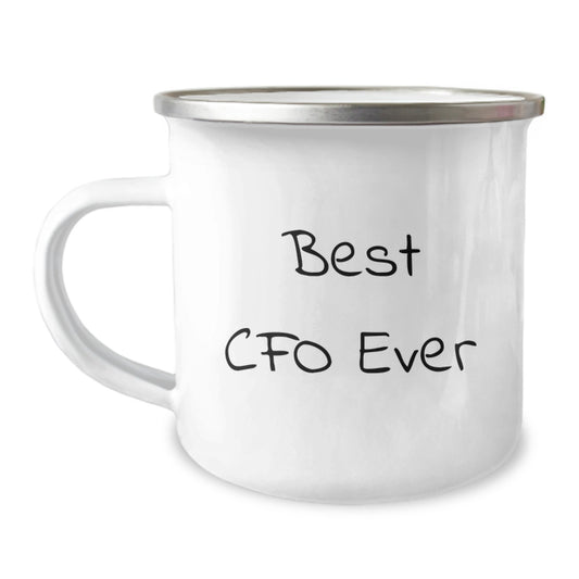 Funny CFO Gifts from Friends for Best Cfo Ever Graduation Unique Gifts, Camping Mug for CFO, Inspirational Quote - Image 1