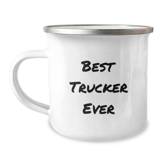 Funny Trucker Gifts from Men to Best Trucker Ever Friends, Unique Camping Mug for Graduation Unforgettable Memories - Image 1