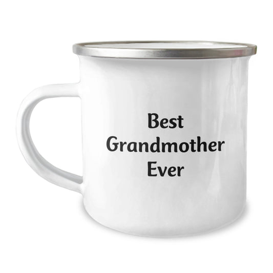 Gifts from Family for Best Grandmother Ever, Funny Camping Mug for Grandmother's Graduation - Image 1