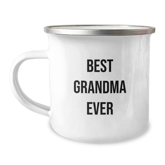 Funny Grandma Gifts for Her, Best Mom Ever Camping Mug 12 oz, Unique Graduation Mugs for Grandma, Gifts from Family, Gifts for Grandma - Image 1