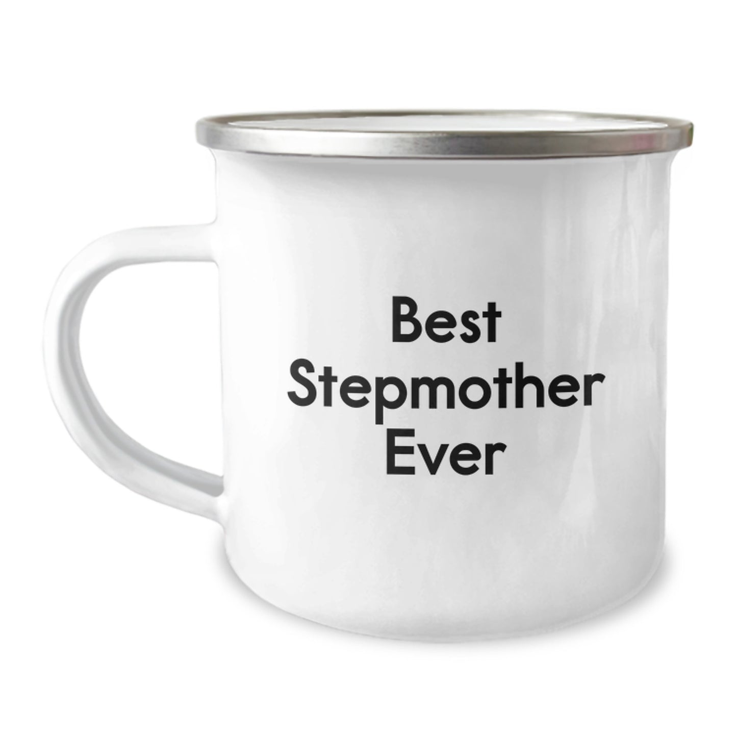 Funny Stepmother Gifts, Best Stepmother Ever Inspirational Quotes, 12 oz Camping Mug for Graduation, Gifts from Family, Gifts for Stepmother - Image 1