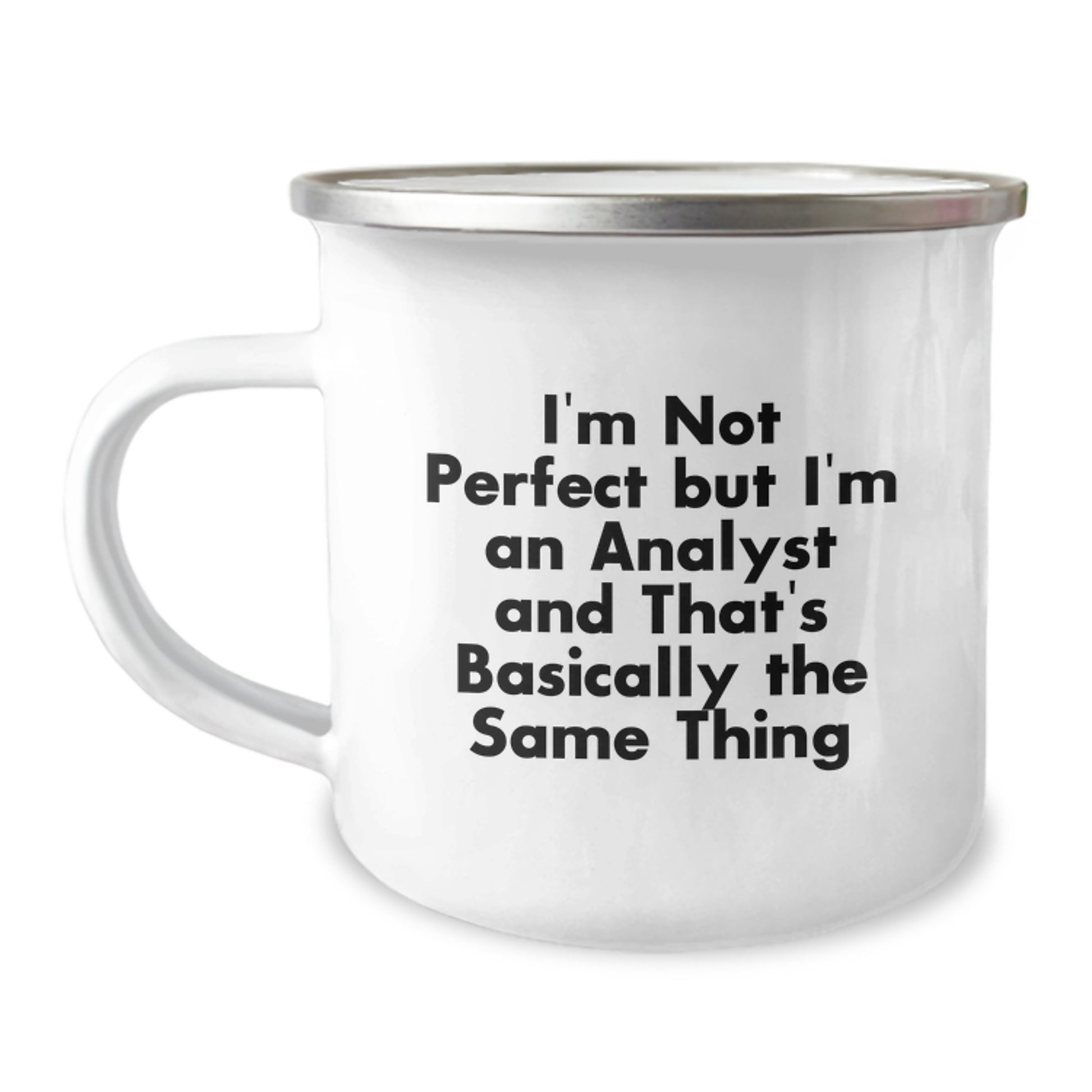 Funny Analyst Camping Mug Gifts from Friends for Men Women Coworkers and Family on Christmas Unique Presents - Image 1