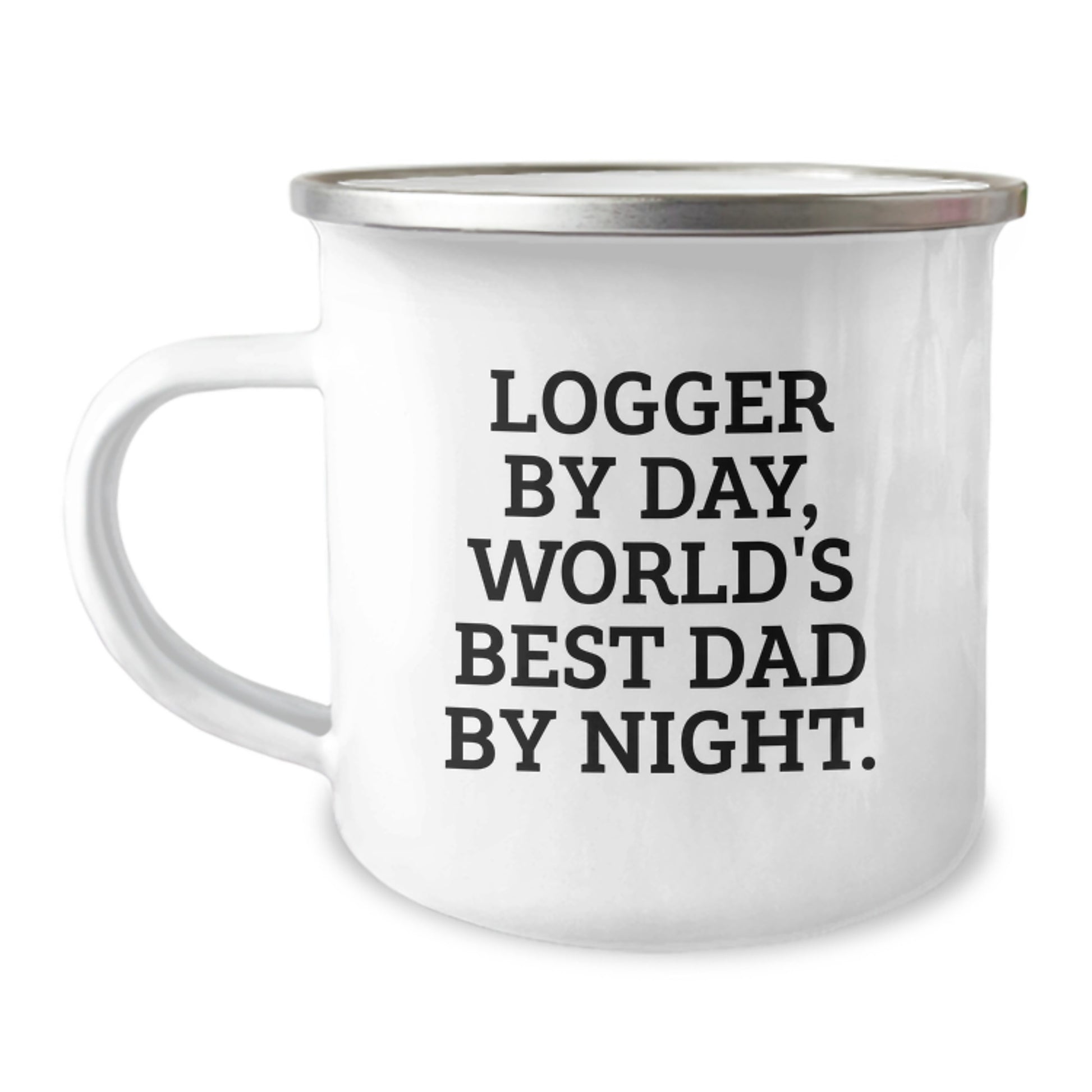 Logger By Day, World's Best Dad By Night, Funny Graduation Gifts for Him from Friends, Family, or Coworkers - Image 1