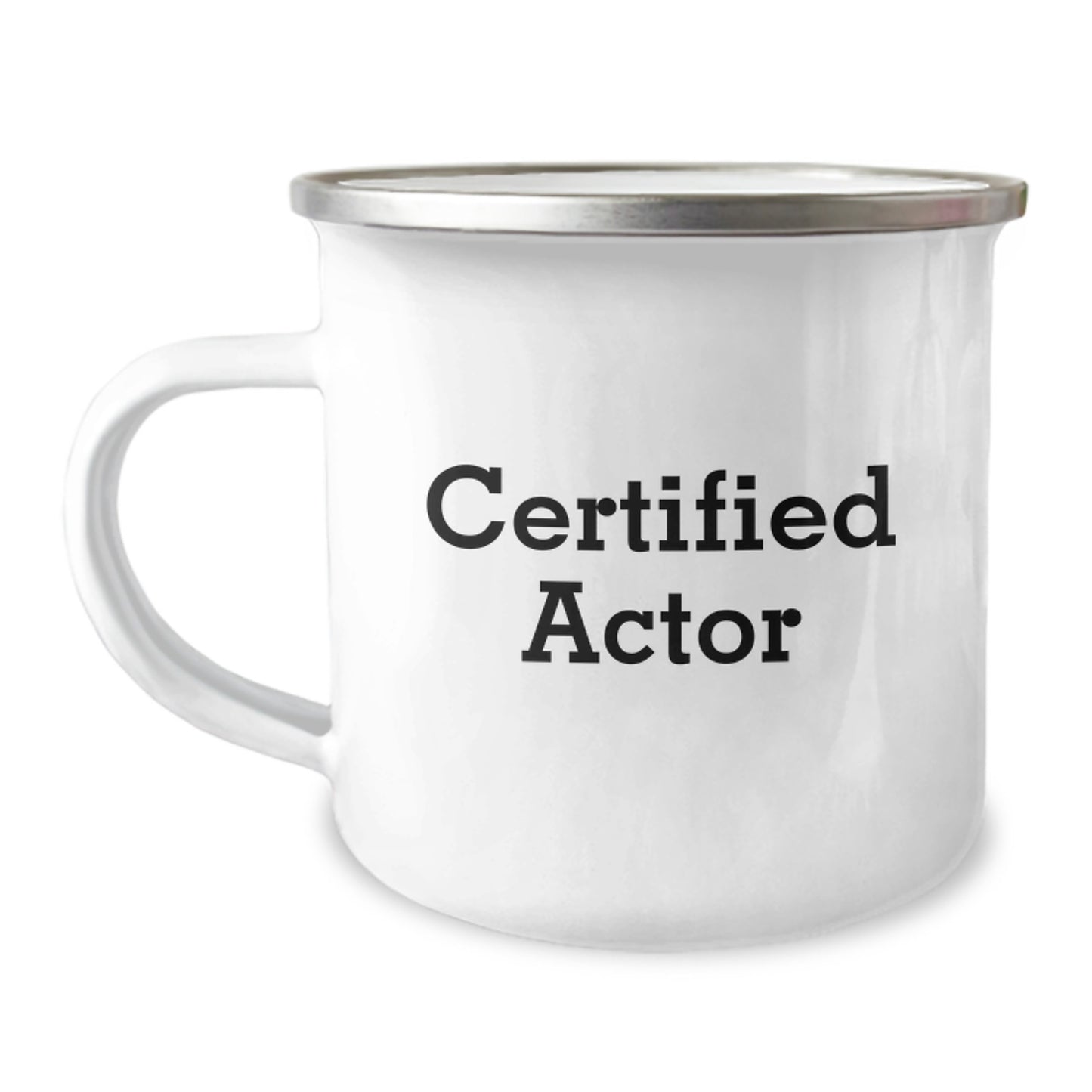 Actor Gifts for Women - Funny Quote Certified Actor Valentine's Unique Gifts from Friends to Family - Actor Camping Mug 12 oz Stainless Steel - Image 1