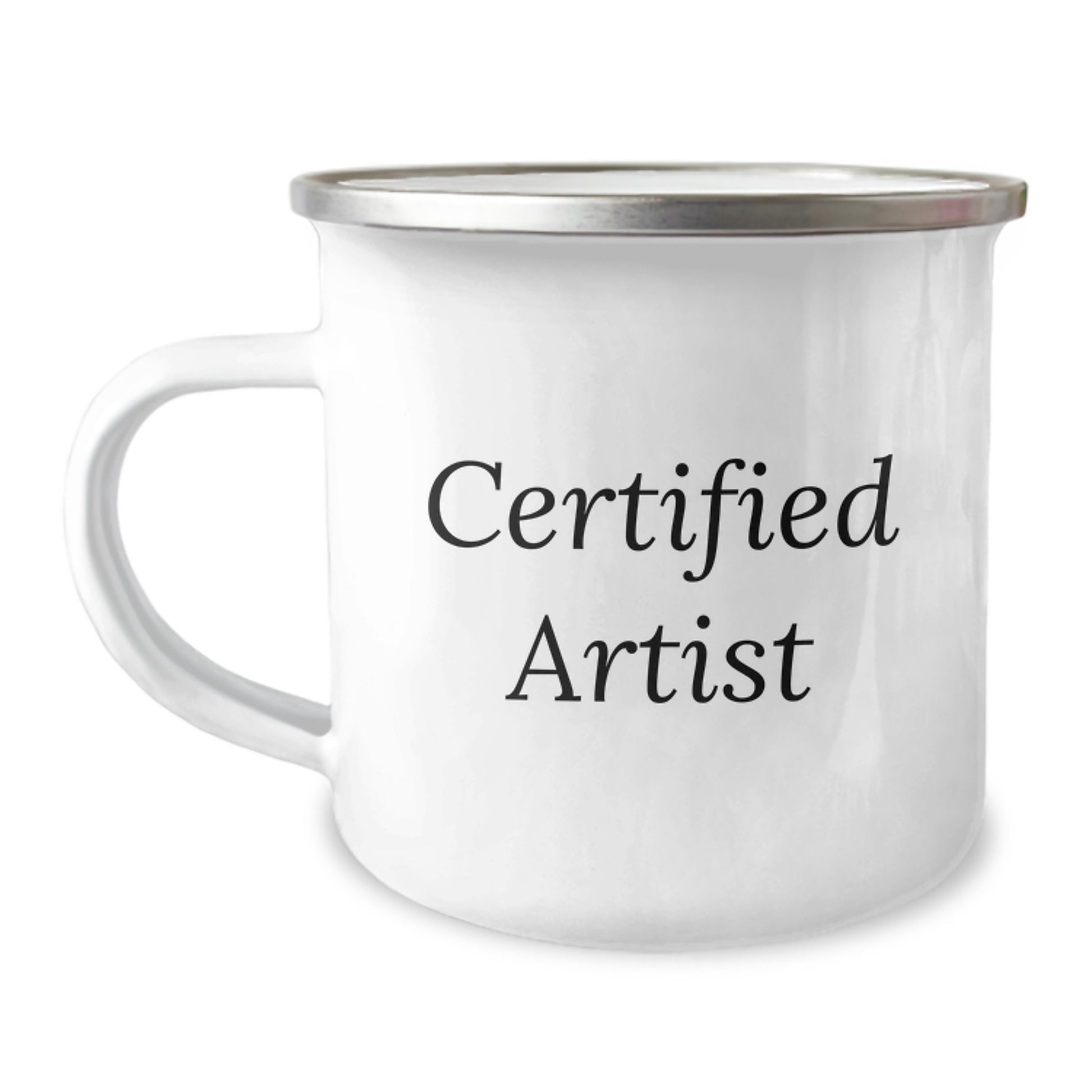 Funny Artist Gifts from Friends, Unique Camping Mugs for Graduation, 'You're a-Maze-ing' Quote inside, 12 oz Stainless Steel with Enamel Finish, Gifts for Artist Lovers - Image 1