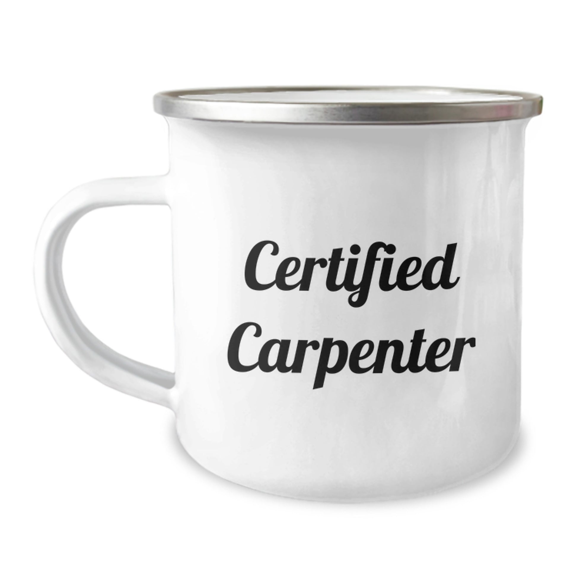 Funny Certified Carpenter Gifts for Men, Women, or Friends - Camping Mug for Graduation, Perfect for Carpenters, 'I'm a Carpenter, Not a Morning Person' - Image 1