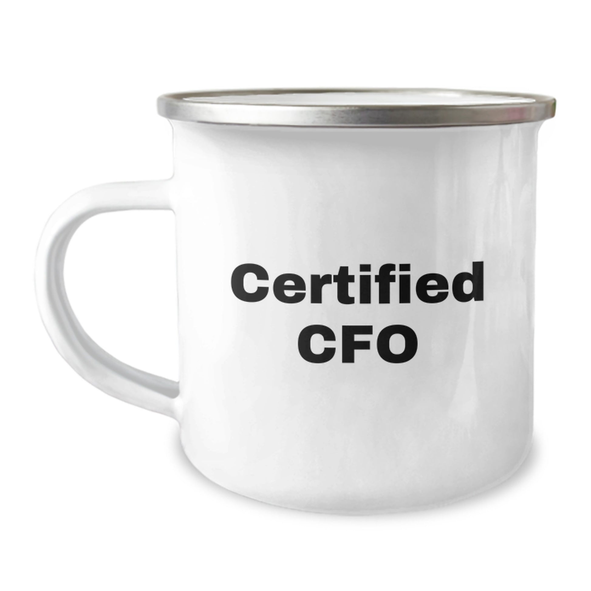 Funny CFO Quotes Gifts from Friends to Certified CFO Graduation Unique Camping Mug for Men Women Family - Image 1