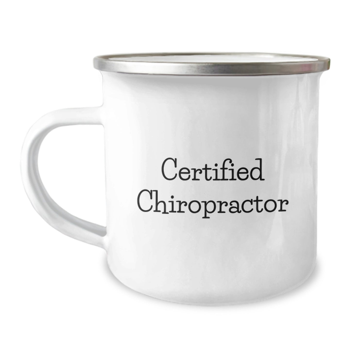 Chiropractor Gifts for Friends from Men - Funny Quote 'You're a-mazing!' on Camping Mug, 12 oz, Stainless Steel with Enamel Finish, Perfect for Graduation - Image 1