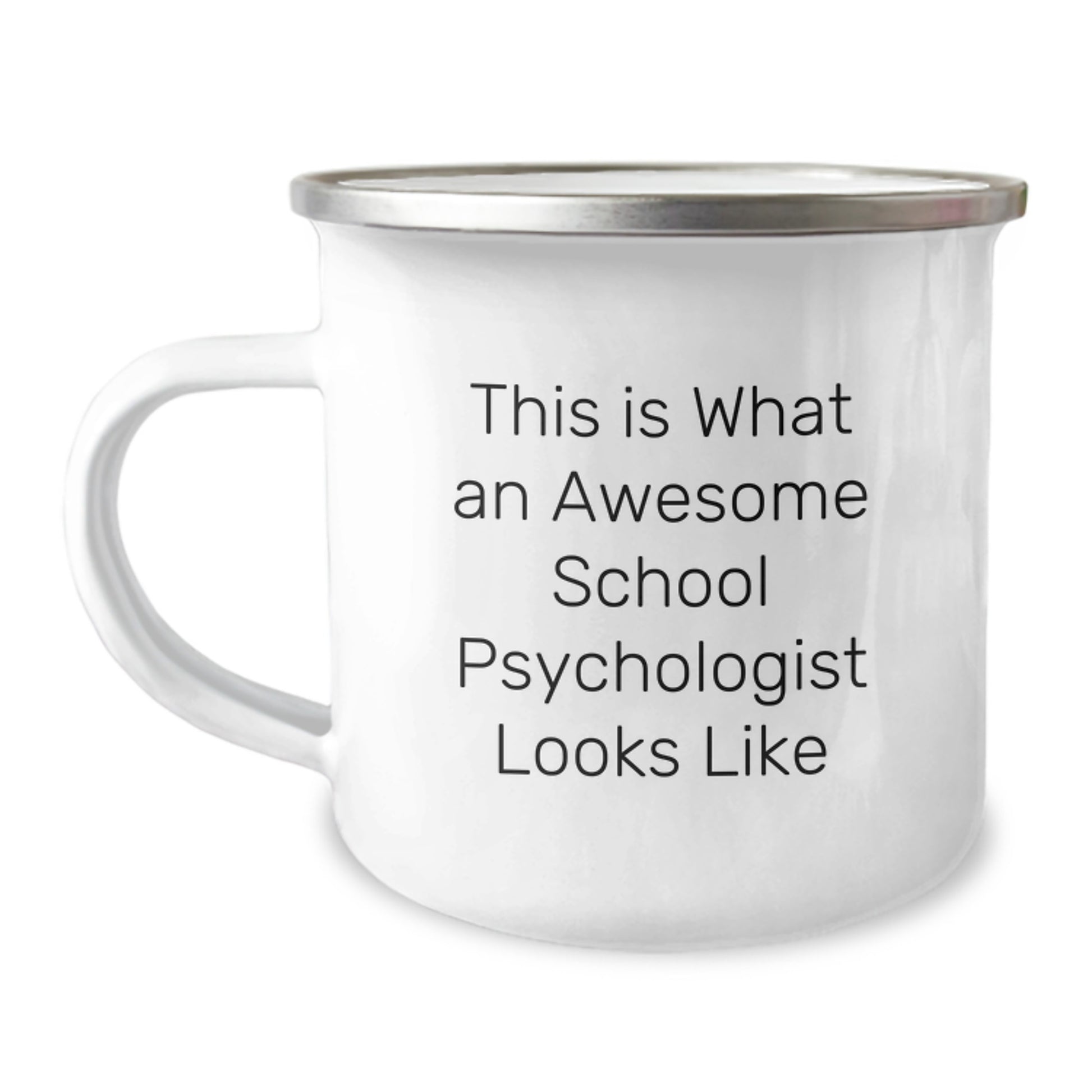 Funny School Psychologist Gifts from Friends - This Is What An Awesome School Psychologist Looks Like Camping Mug for Graduation - Image 1