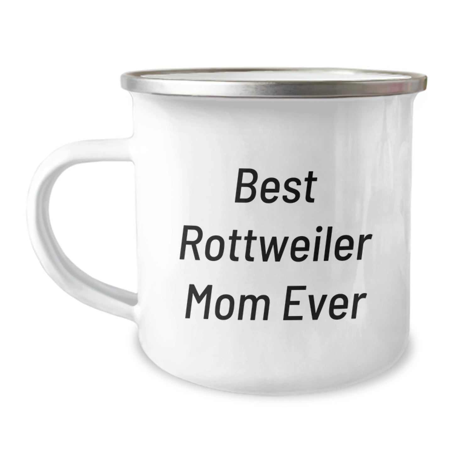 Funny Rottweiler Dog Mom Gifts from Friends for Birthday Unique Camping Mugs with Best Rottweiler Mom Ever Quote - Image 1