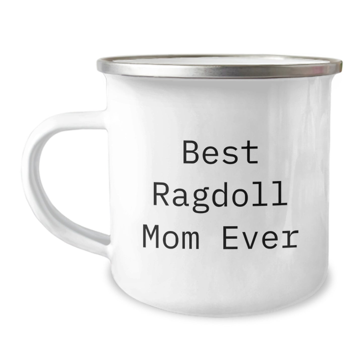 Ragdoll Cat Lover Gifts from Mom - Best Ragdoll Mom Ever, Funny Camping Mug for Birthday - Image 1