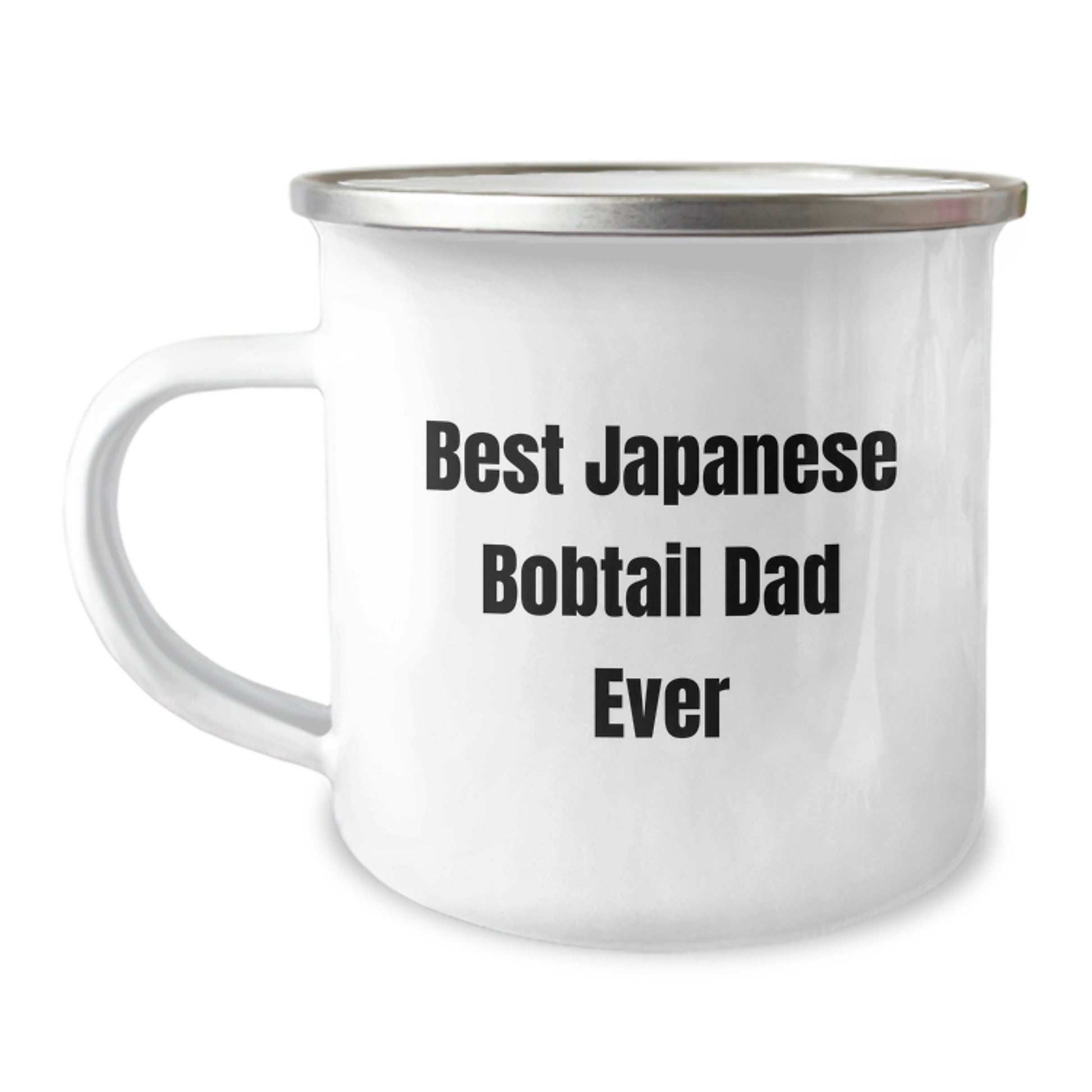 Funny Japanese Bobtail Cat Dad Gifts from Men to Graduation Unique Gifts for Japanese Bobtail Cat Lovers, Best Japanese Bobtail Dad Ever, Camping Mug for Him, Her, Friends, Family - Image 1