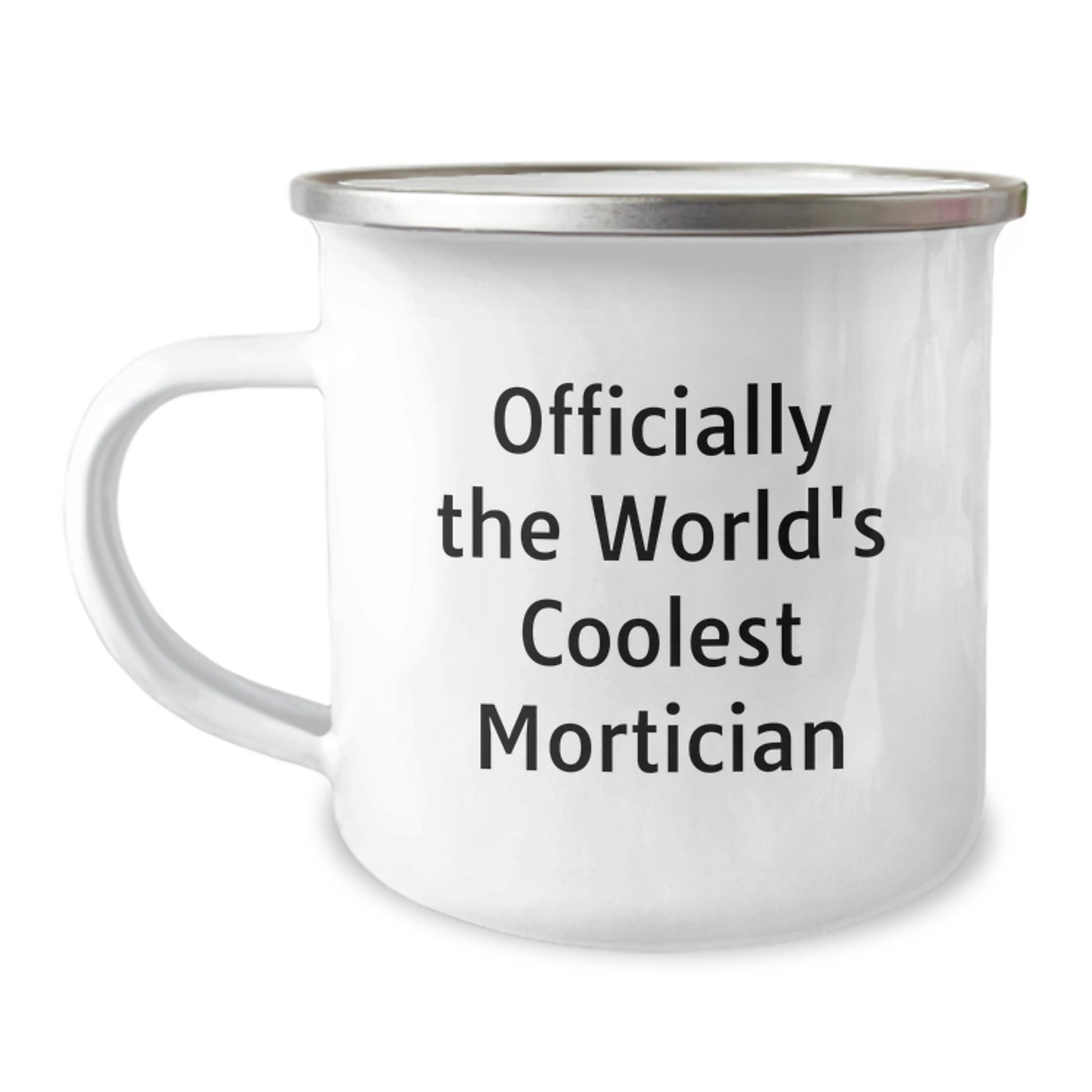 Funny Mortician Gifts from Men to Mortician Friends - Camping Mug Officially The World's Coolest Mortician - Unique Gifts for Mortician Christmas - Image 1