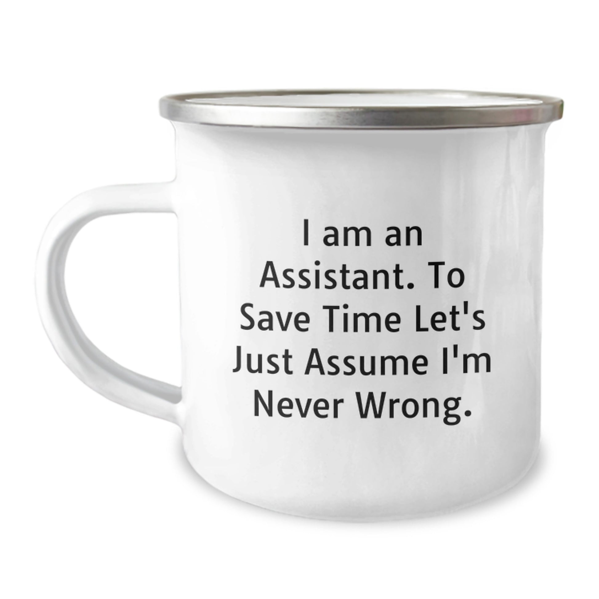 Funny Assistant Camping Mug Gifts from Friends for Assistant Christmas Unique - Image 1