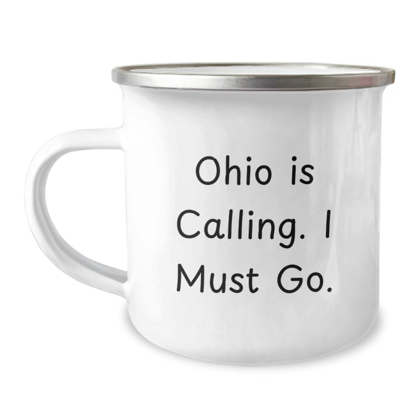 Ohio Camping Mug Gifts from Friends and Family - 'Ohio Is Calling. I Must Go.' Funny Quote, Christmas Unique Gifts for Ohio Lovers - Image 1