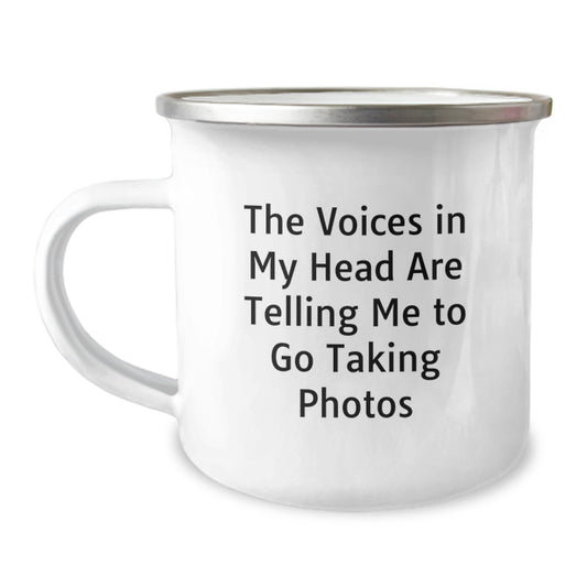 Funny Taking Photos Inspired Camping Mug, Gifts from Friends for Men and Women, Unique Christmas Unique Gifts for Taking Photos Enthusiasts - Image 1