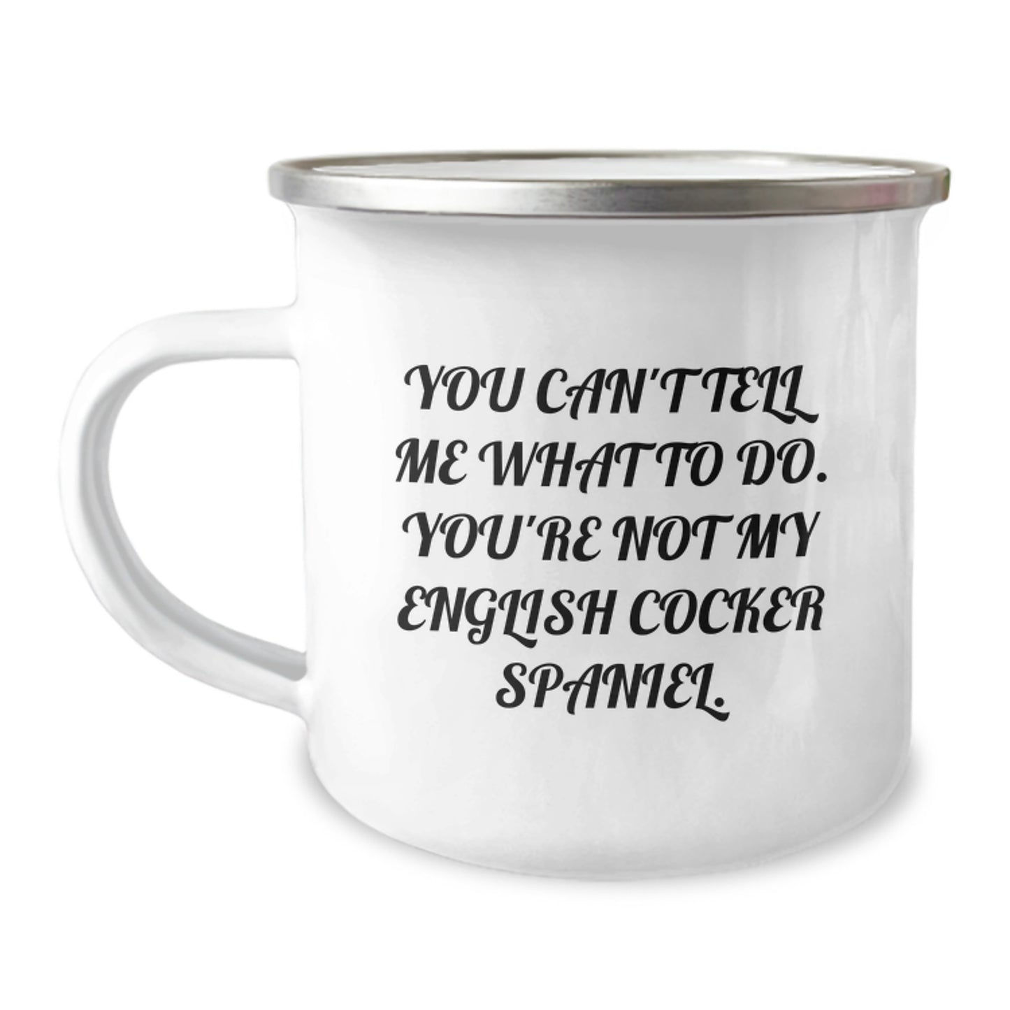 English Cocker Spaniel Dog Lovers Gifts Funny Camping Mug for Her Him Friends Family - Image 1