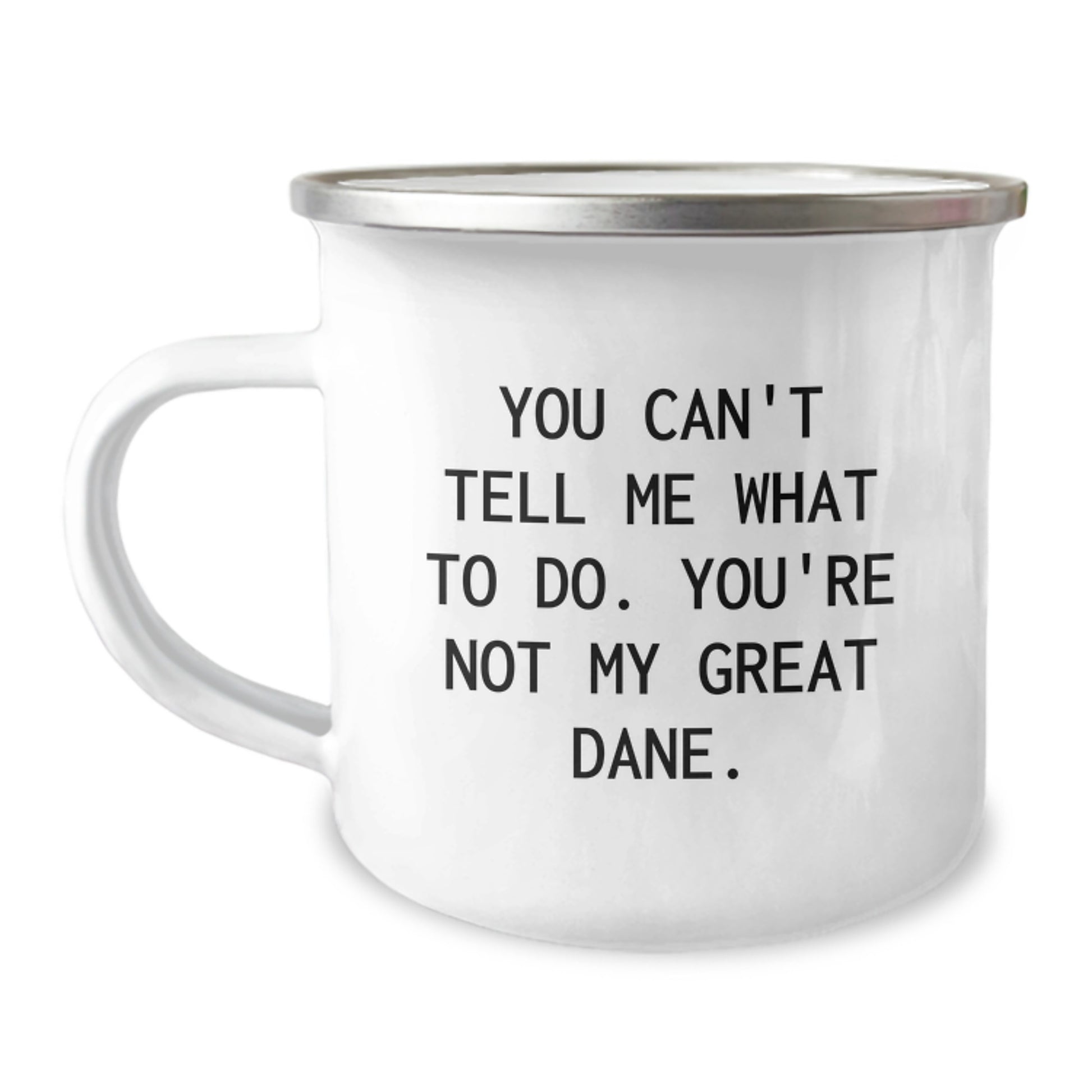 Great Dane Dog Lovers Camping Mug Funny Gifts from Friends for Great Dane Dog Birthday Unique Mugs - Image 1