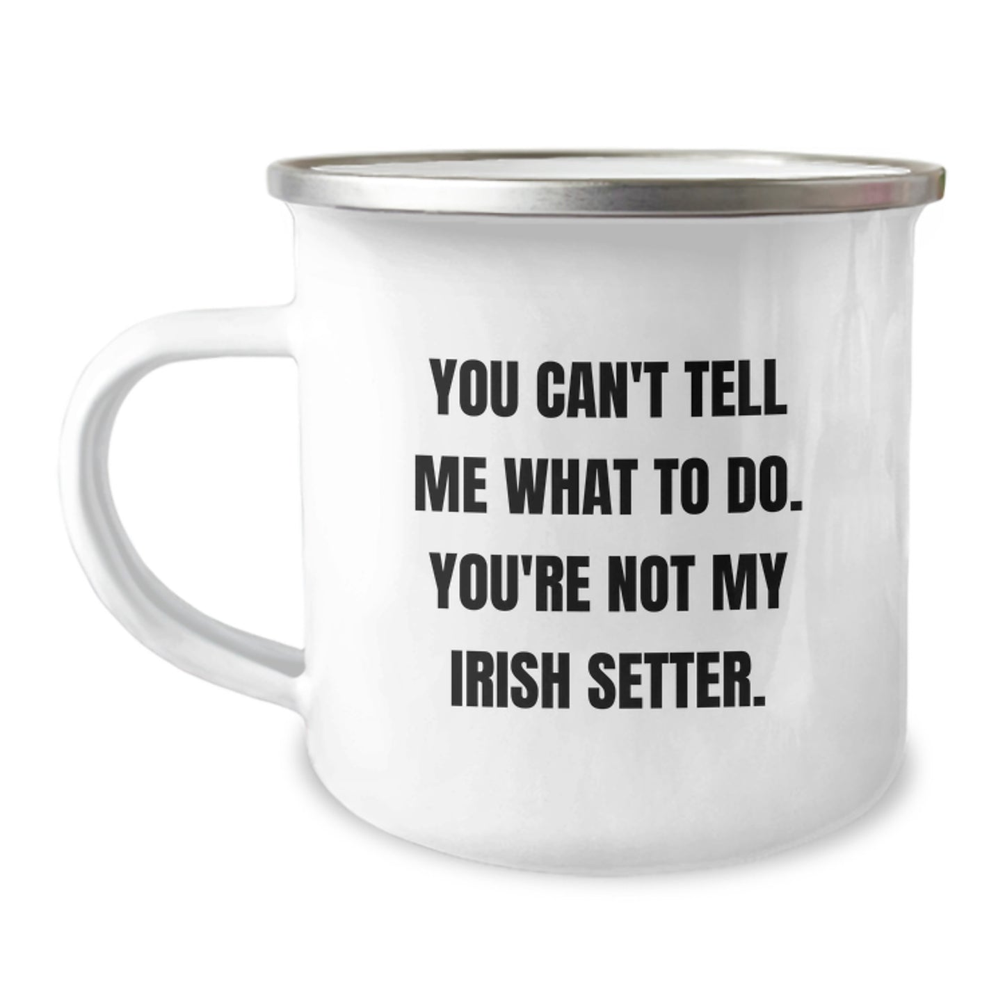 Irish Setter Dog Funny Camping Mug Gifts from Friends for Birthday Unique Gifts - Image 1