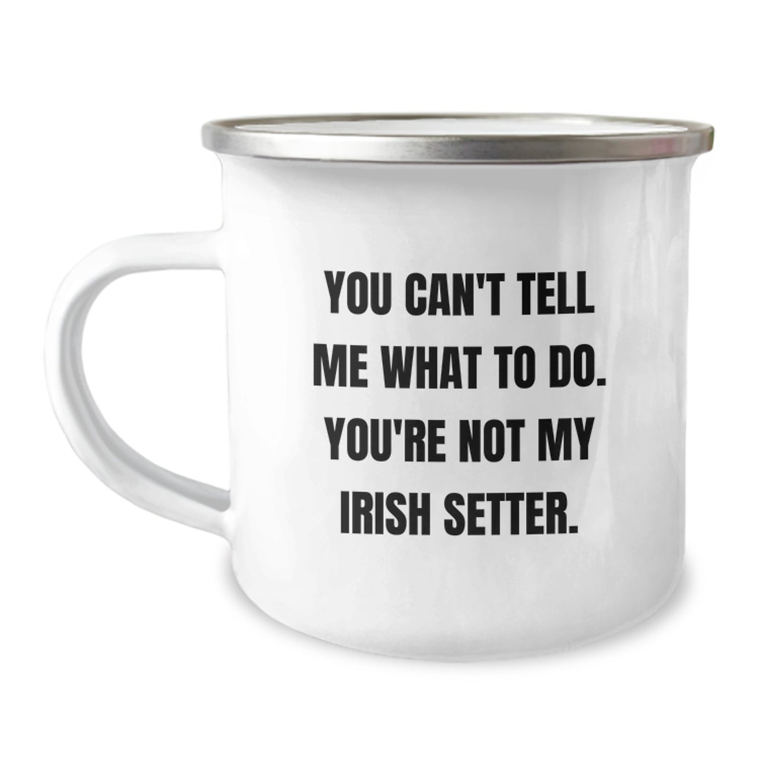Irish Setter Dog Funny Camping Mug Gifts from Friends for Birthday Unique Gifts - Image 1