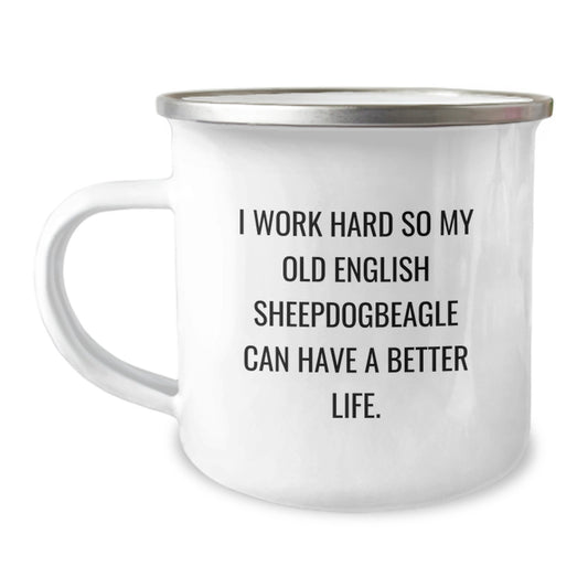 Old English Sheepdog Enthusiast Funny Gifts for Men Birthday Ideas from Friends - Image 1