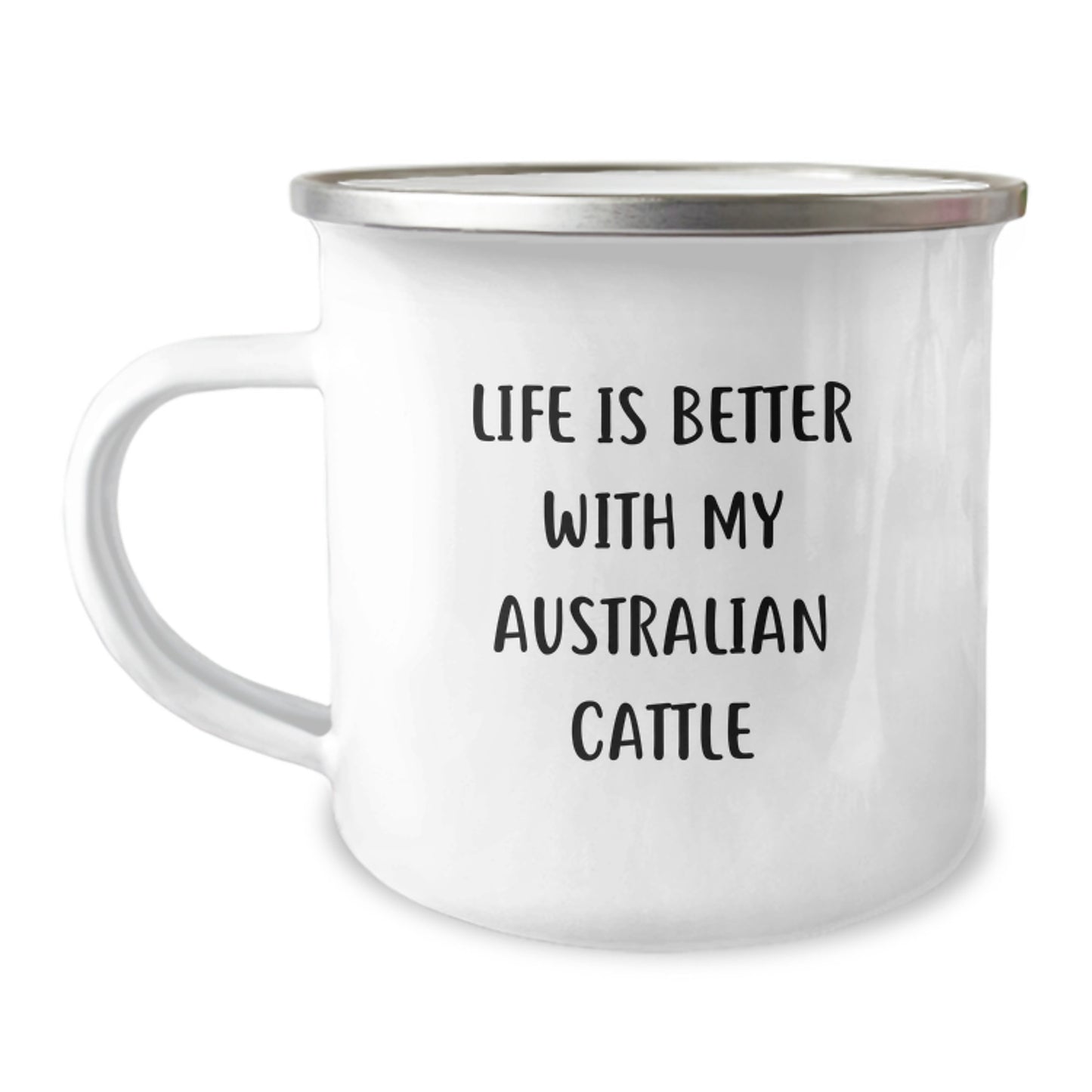 Australian Cattle Dog Lover's Funny Camping Mug Gifts from Friends, Family, or Coworkers for Birthday - Image 1