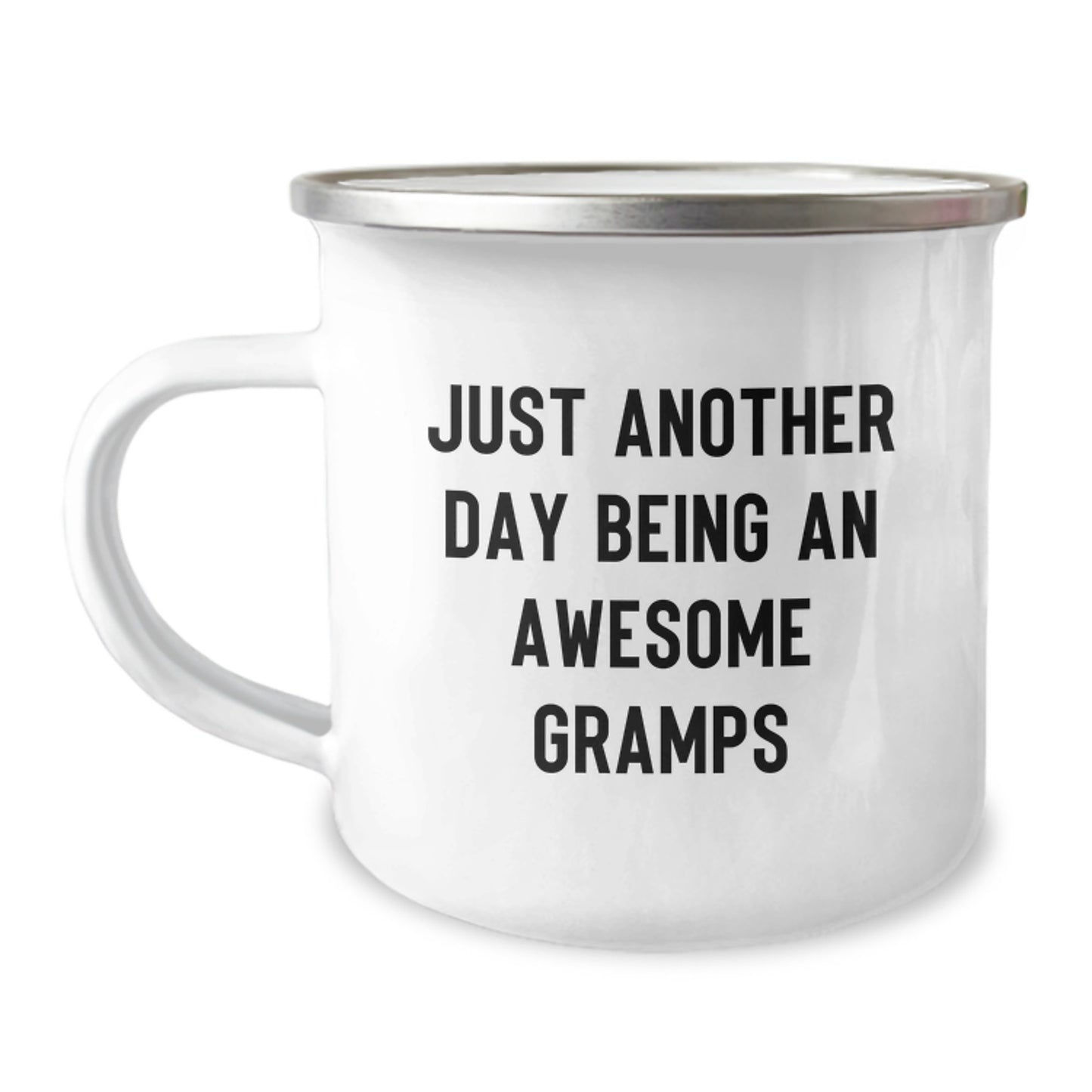 Funny Gramps Gifts, Just Another Day Being An Awesome Gramps, Camping Mug for Him, Birthday Unique Gifts from Family - Image 1
