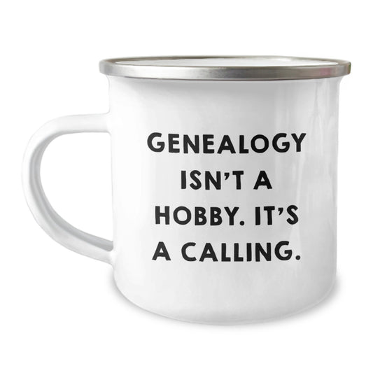 Genealogy Gifts for Men and Women - Funny Camping Mug for Genealogy Enthusiasts - Image 1