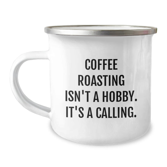 Coffee Roasting Calling Gifts from Friends for Birthday, Camping Mug for Men Women Coffee Lovers - Image 1