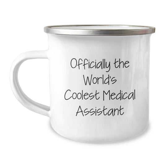 Medical Assistant Gifts from Friends - Officially The World's Coolest Medical Assistant Camping Mug for Medical Assistant Men Women Family - Image 1