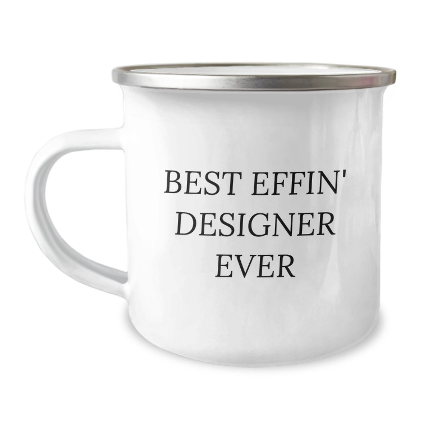 Funny Designer Gifts from Men, Best Effin' Designer Ever Camping Mug for Women, Unique Christmas Unique Gifts for Friends and Family - Image 1