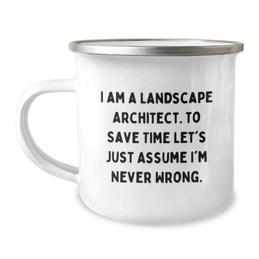 Funny Landscape Architect Christmas Unique Gifts from Family to Friends - Camping Mug for Men and Women - Unique I Am a Landscape Architect Coffee Mug - Image 1