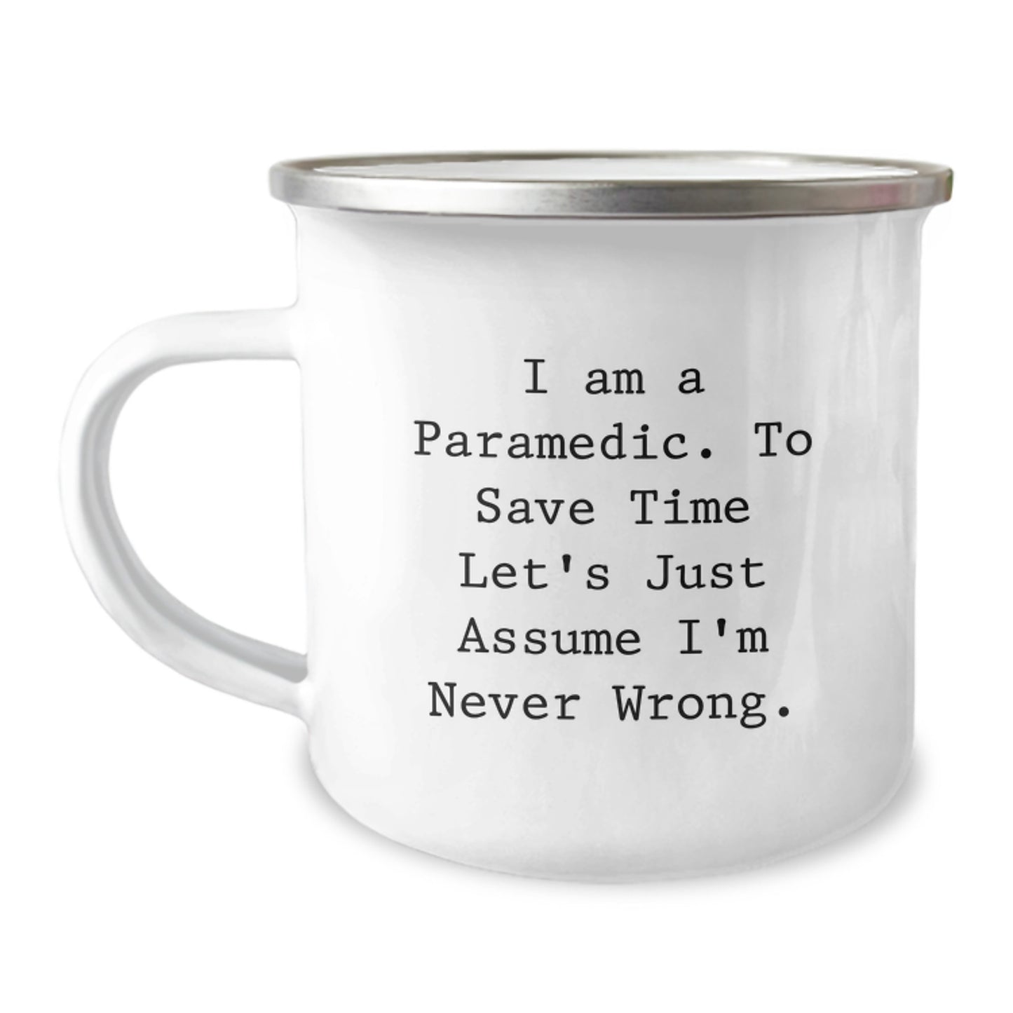 Funny Rescue Worker Gifts for Men, Rescue Worker Camping Mug, Christmas Unique Presents from Family - Image 1