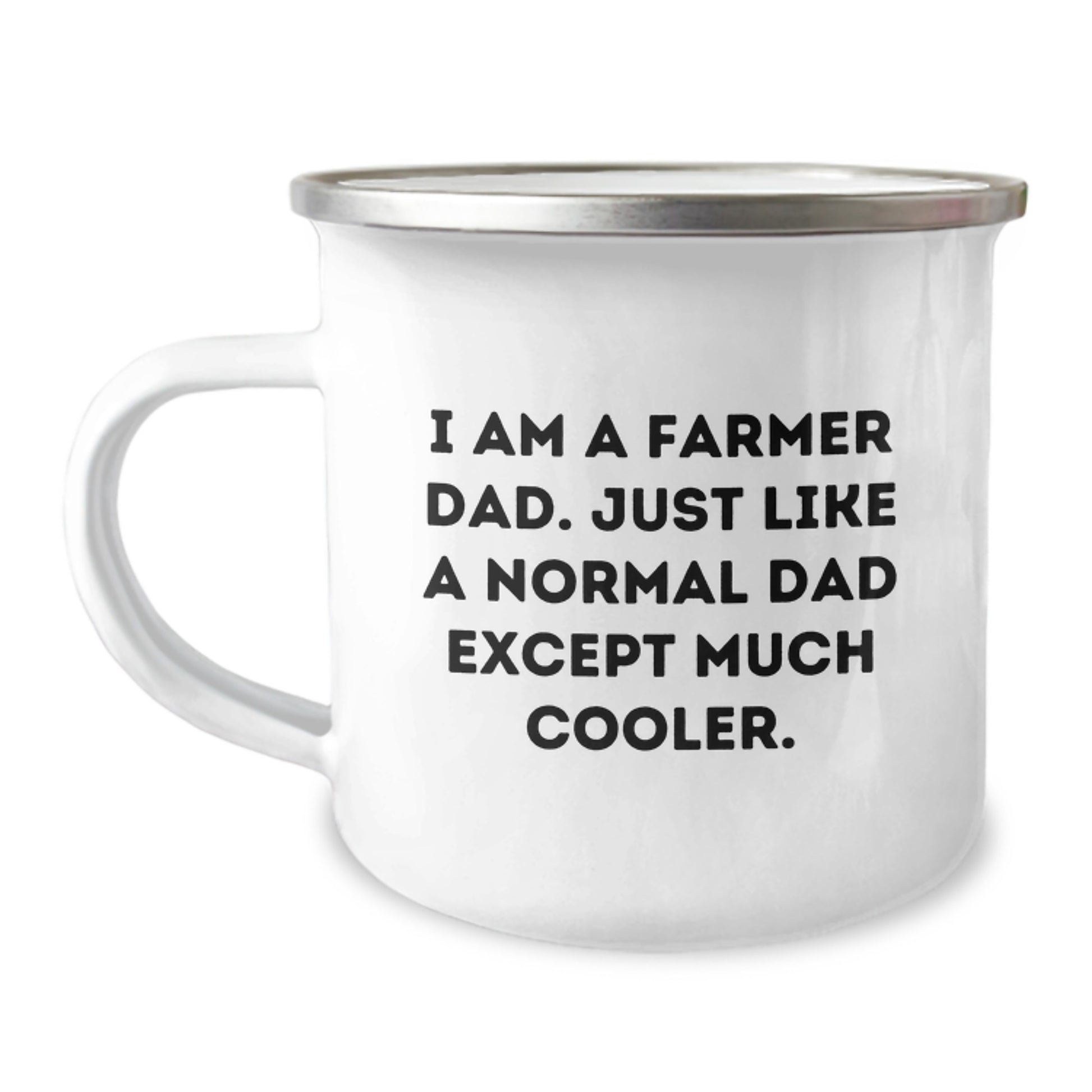 Funny Farmer Gifts for Men, Christmas Unique Presents from Dad, Funny Camping Mug for Farmer Dad - Image 1