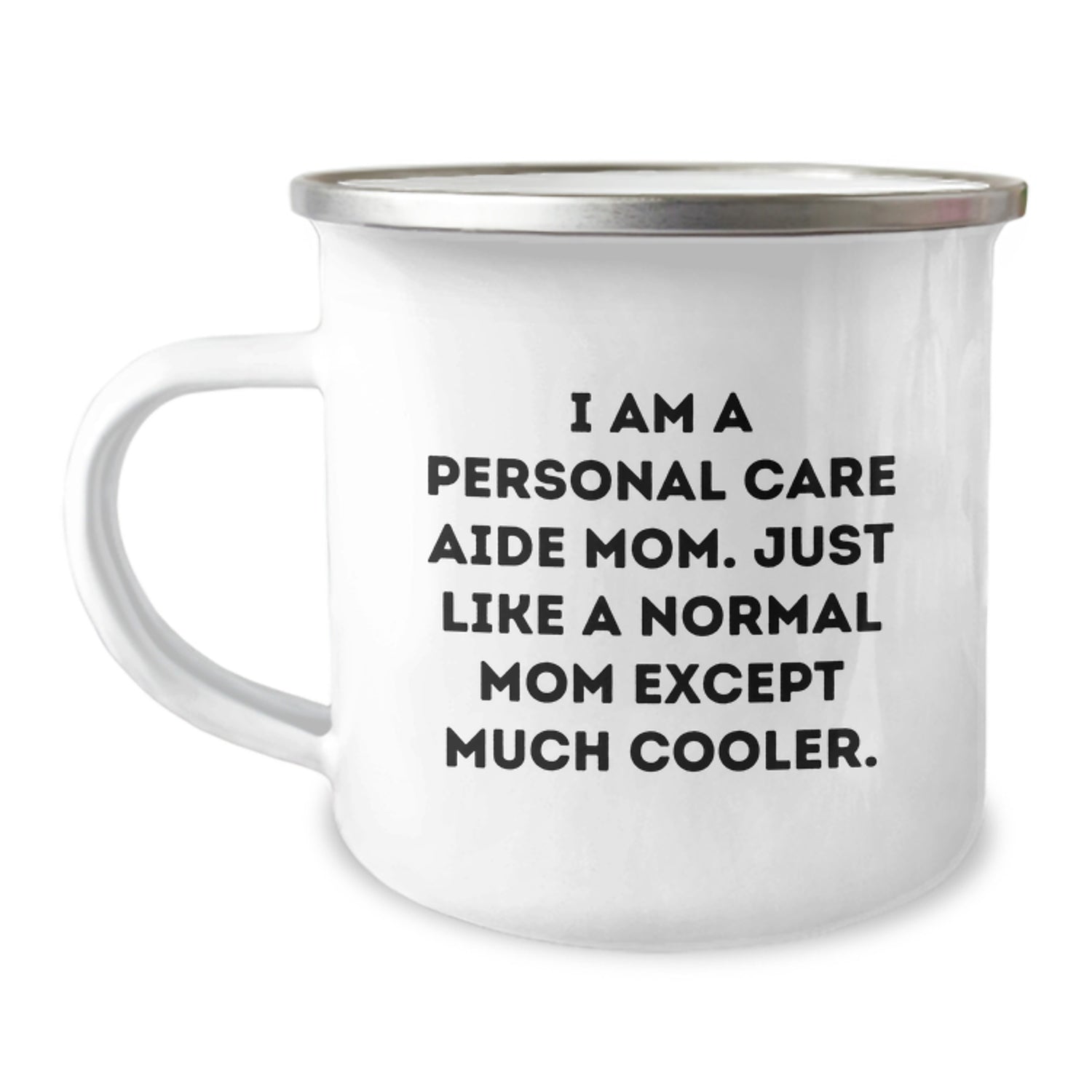 Cute Personal Care Aide Gifts from Mom, Personal Care Aide Mom Gifts for Women, Funny Camping Mugs for Christmas Unique Gifts - Image 1