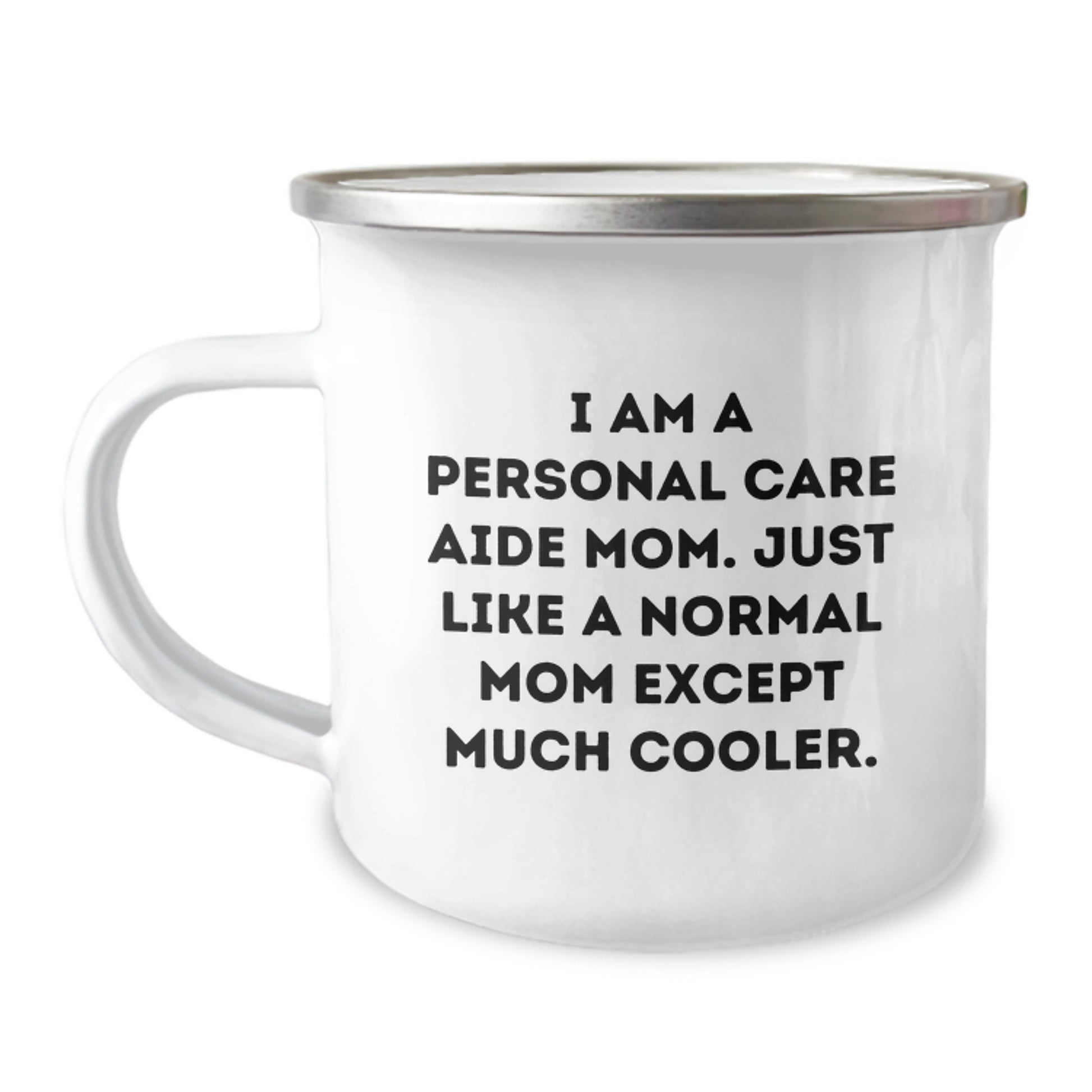 Cute Personal Care Aide Gifts from Mom, Personal Care Aide Mom Gifts for Women, Funny Camping Mugs for Christmas Unique Gifts - Image 1
