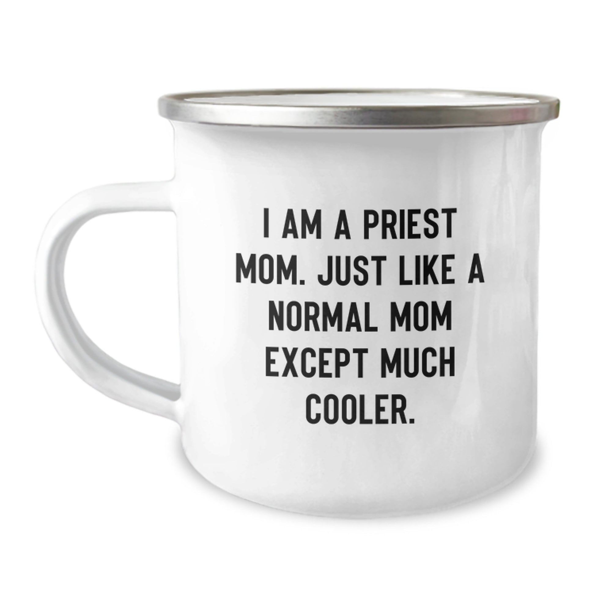 Funny Priest Mom Camping Mug Gifts from Friends for Priest Men on Christmas Unique - Image 1