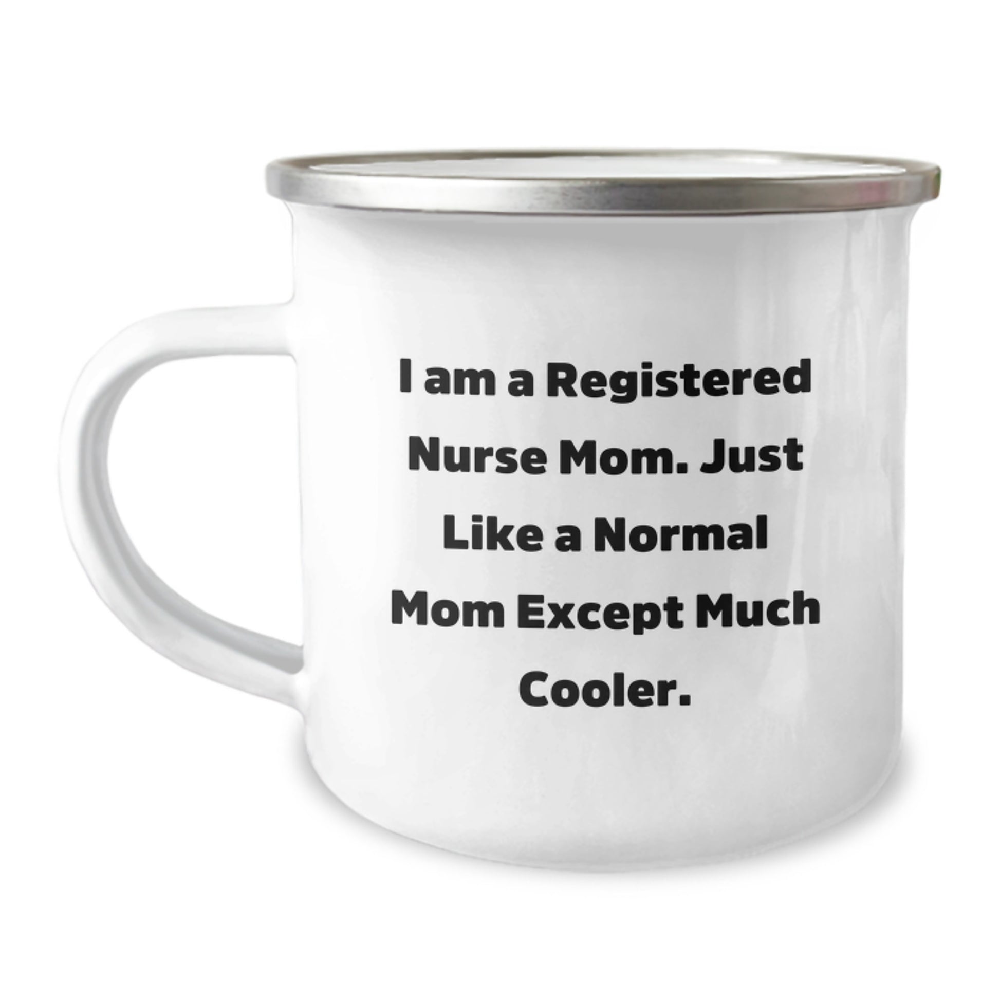 Unique Funny Registered Nurse Mom Gifts for Christmas Camping Mug for RN Nurses - Image 1