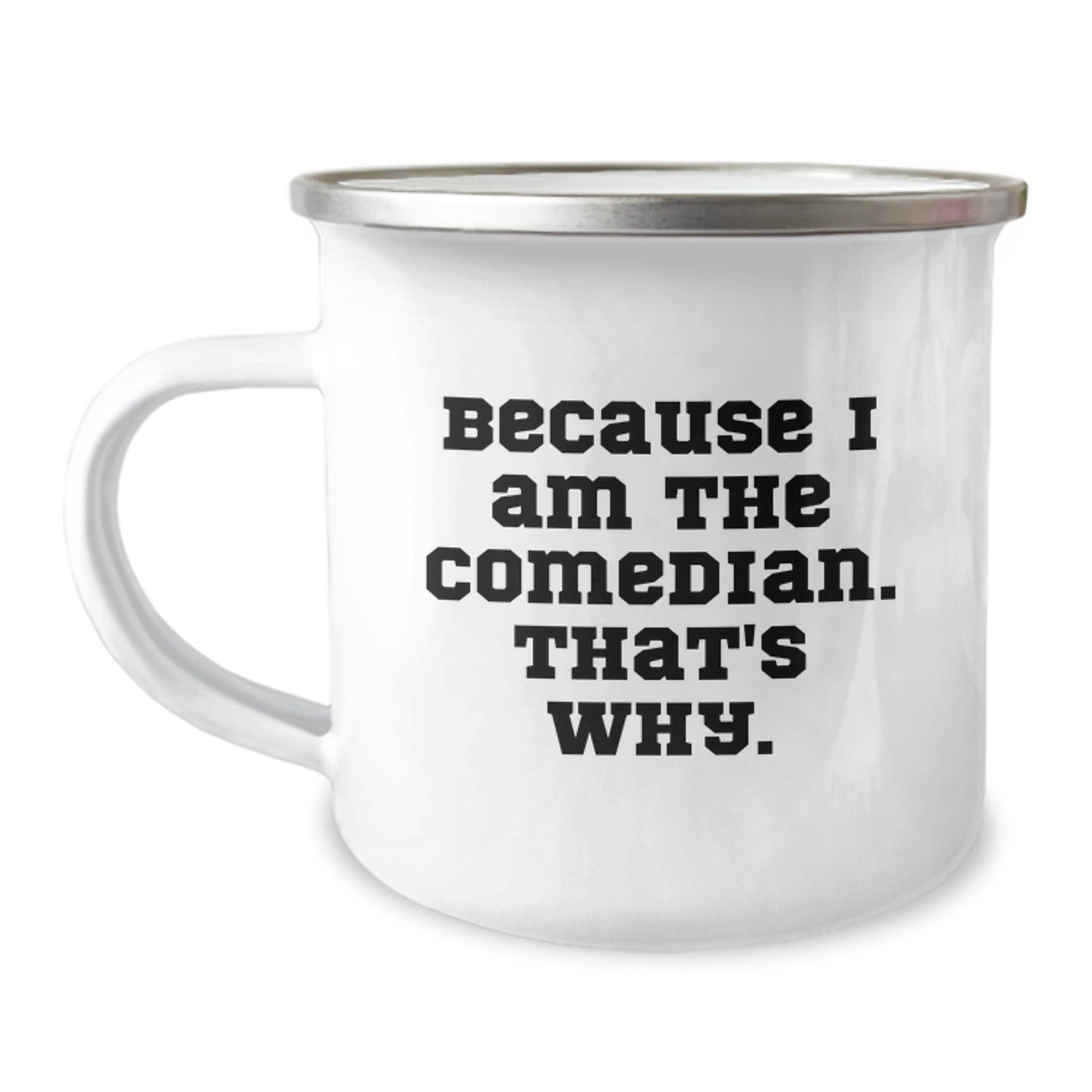 Funny Comedian Gifts for Comedian Friends, Unique Camping Mugs, Comedian Men, Christmas Unique Gifts from Friends, Comedian Mug - Image 1