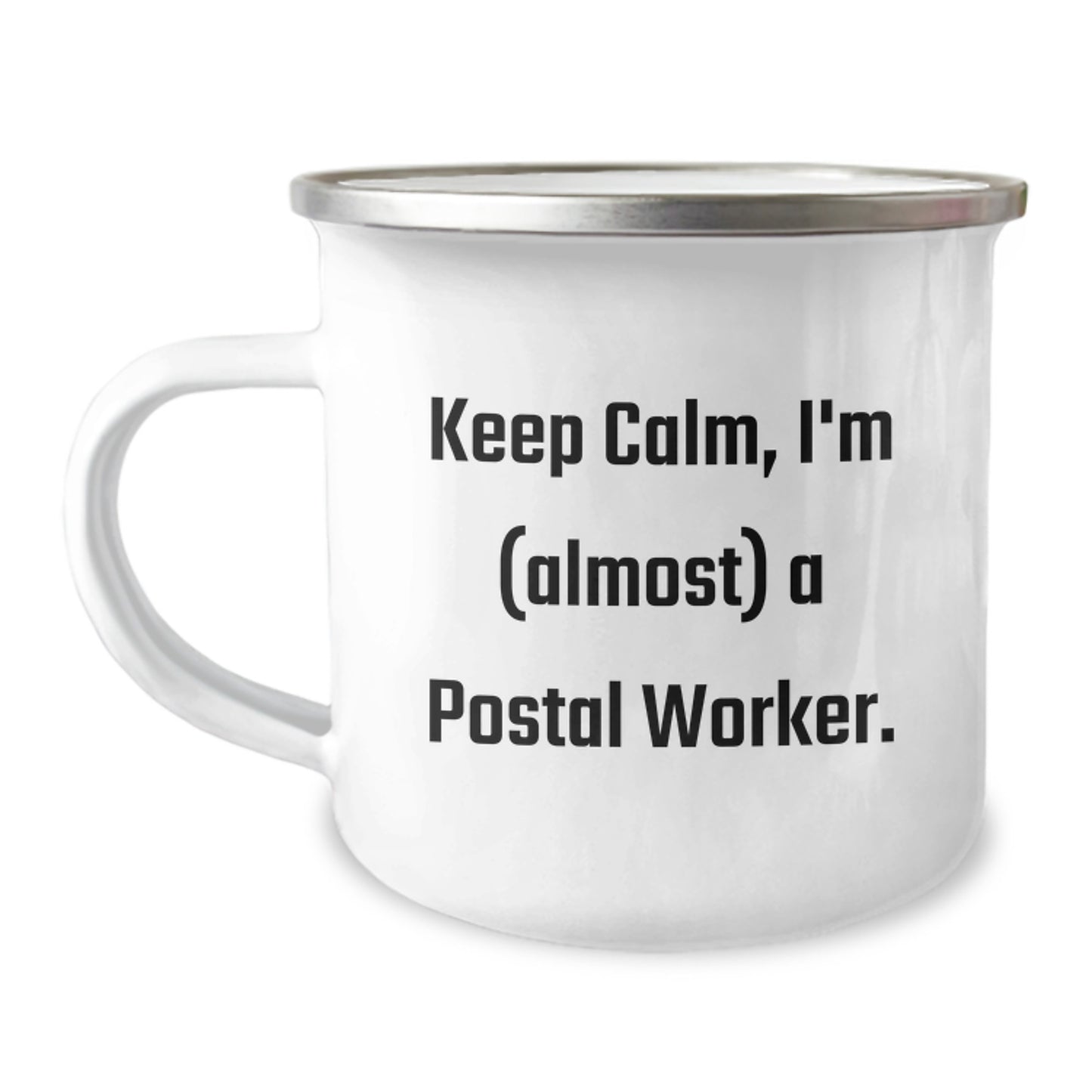 Funny Postal Worker Camping Mug Gifts for Men from Family this Christmas - Image 1