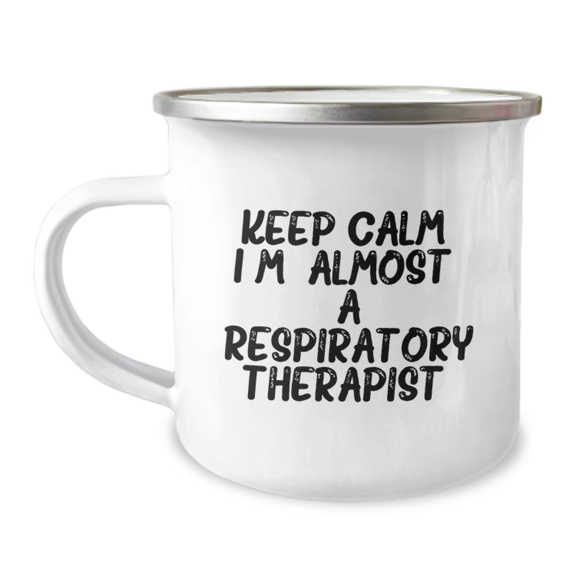 Funny Respiratory Therapist Gifts from Friends to Men - Christmas Unique Mugs with I'm (almost) A Respiratory Therapist Quote, Camping Mug for Respiratory Therapist, Men - Image 1