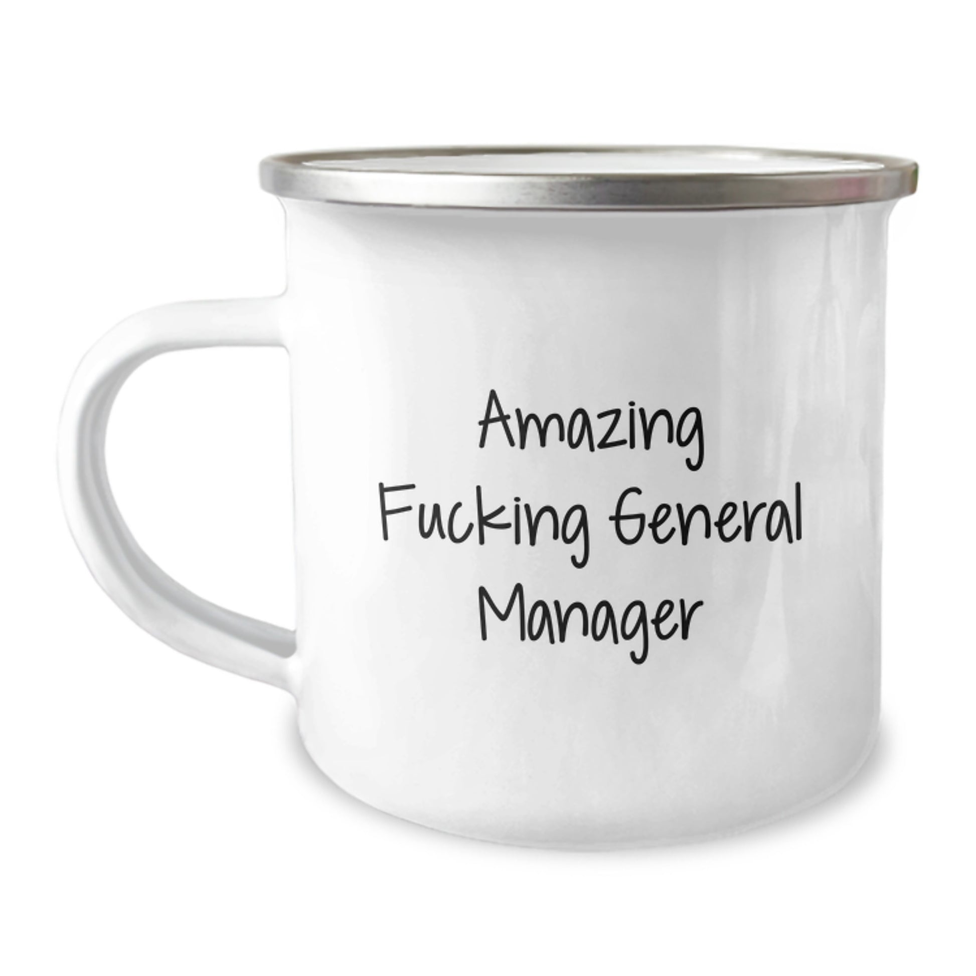 Funny General Manager Gifts from Men to General Managers, Unique Camping Mug for Christmas Unique Gifts, 'Amazing F--king General Manager' Quote Gifts - Image 1