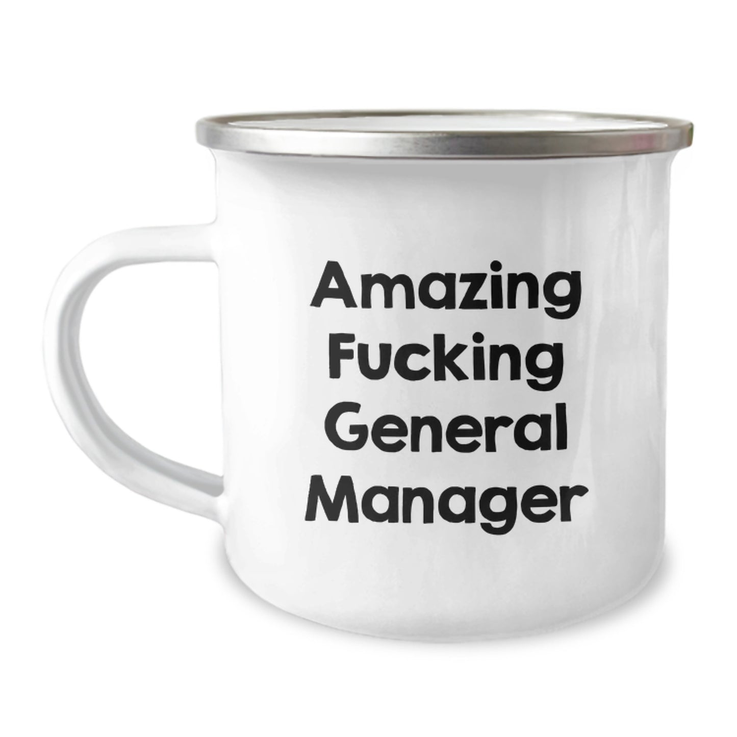Funny General Manager Gifts for Men, Camping Mugs with 'Amazing F--king General Manager' Quote, Christmas Unique Presents from Family - Image 1